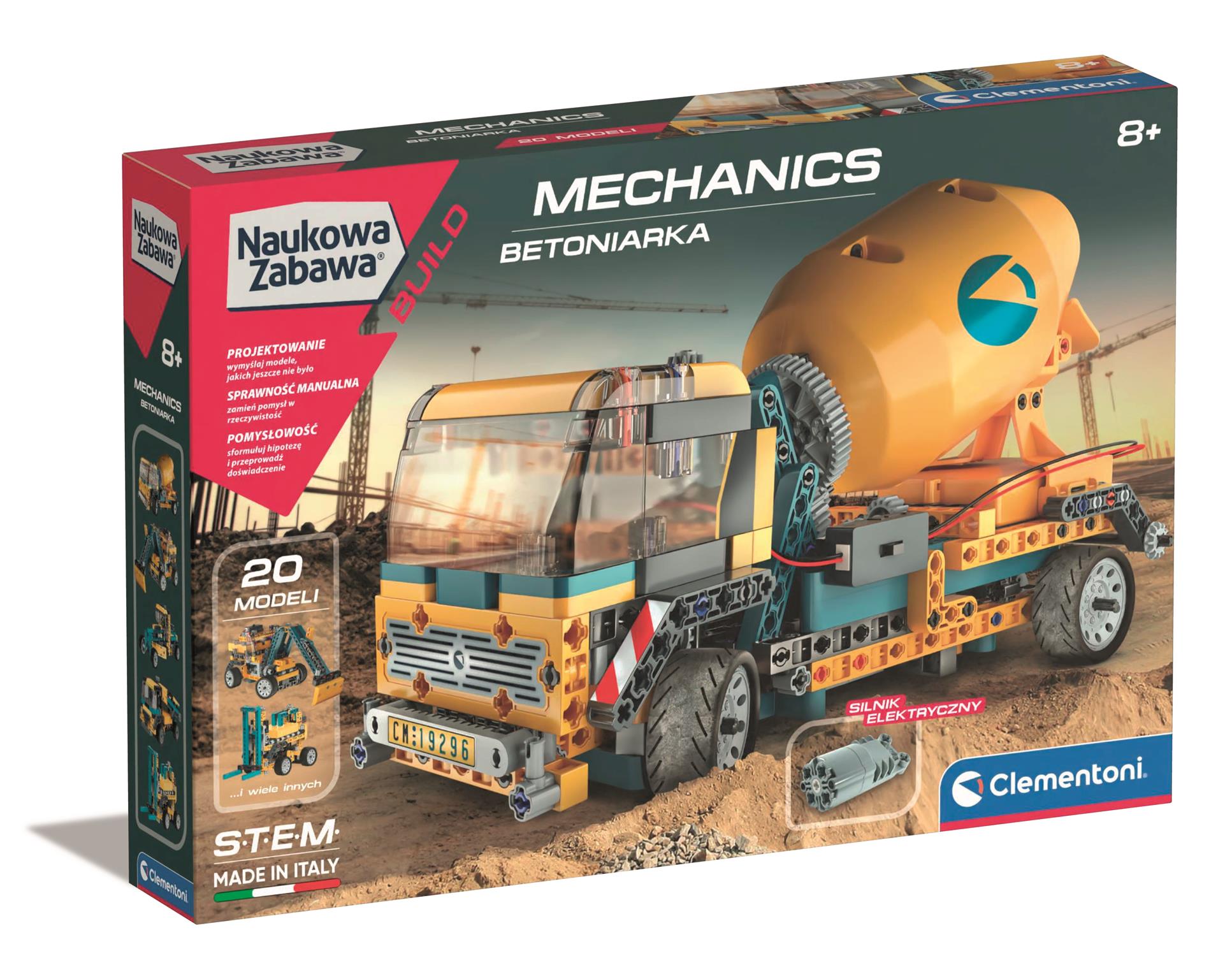 Clementoni Mechanics Laboratórna miešačka betónu